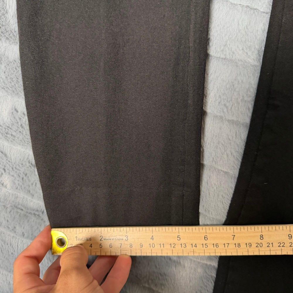 Banana Republic Sloan Dress Pants Women 8 Black Slim Ankle Mid Rise Stretch - Picture 5 of 9